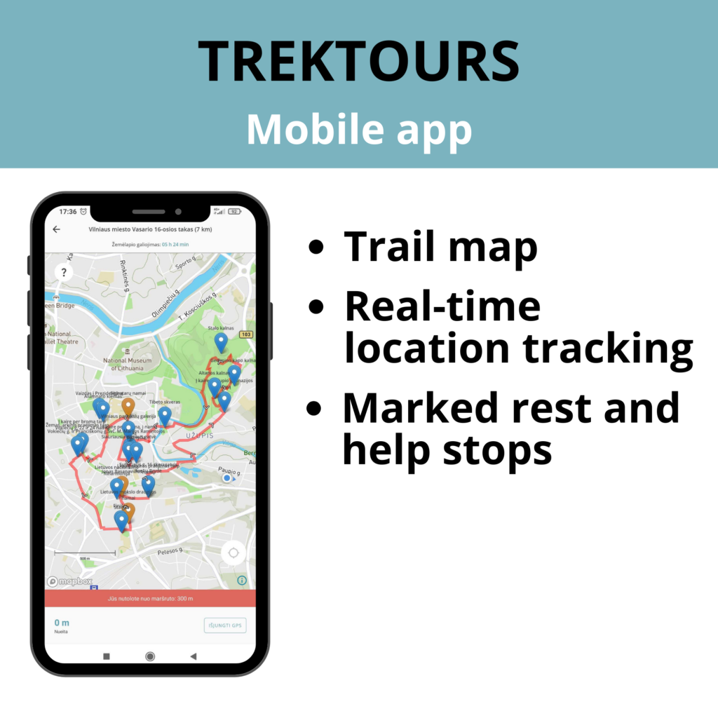 trektours mobile app