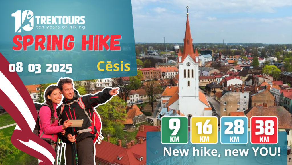 TrekTours Spring hike Cesis'25