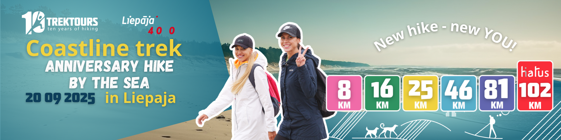 Coastline Trek’25: Anniversary hike by the sea