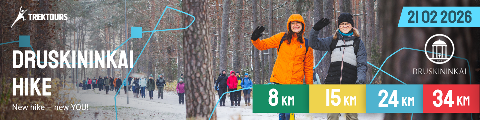 TrekTours: Druskininkai hike'26