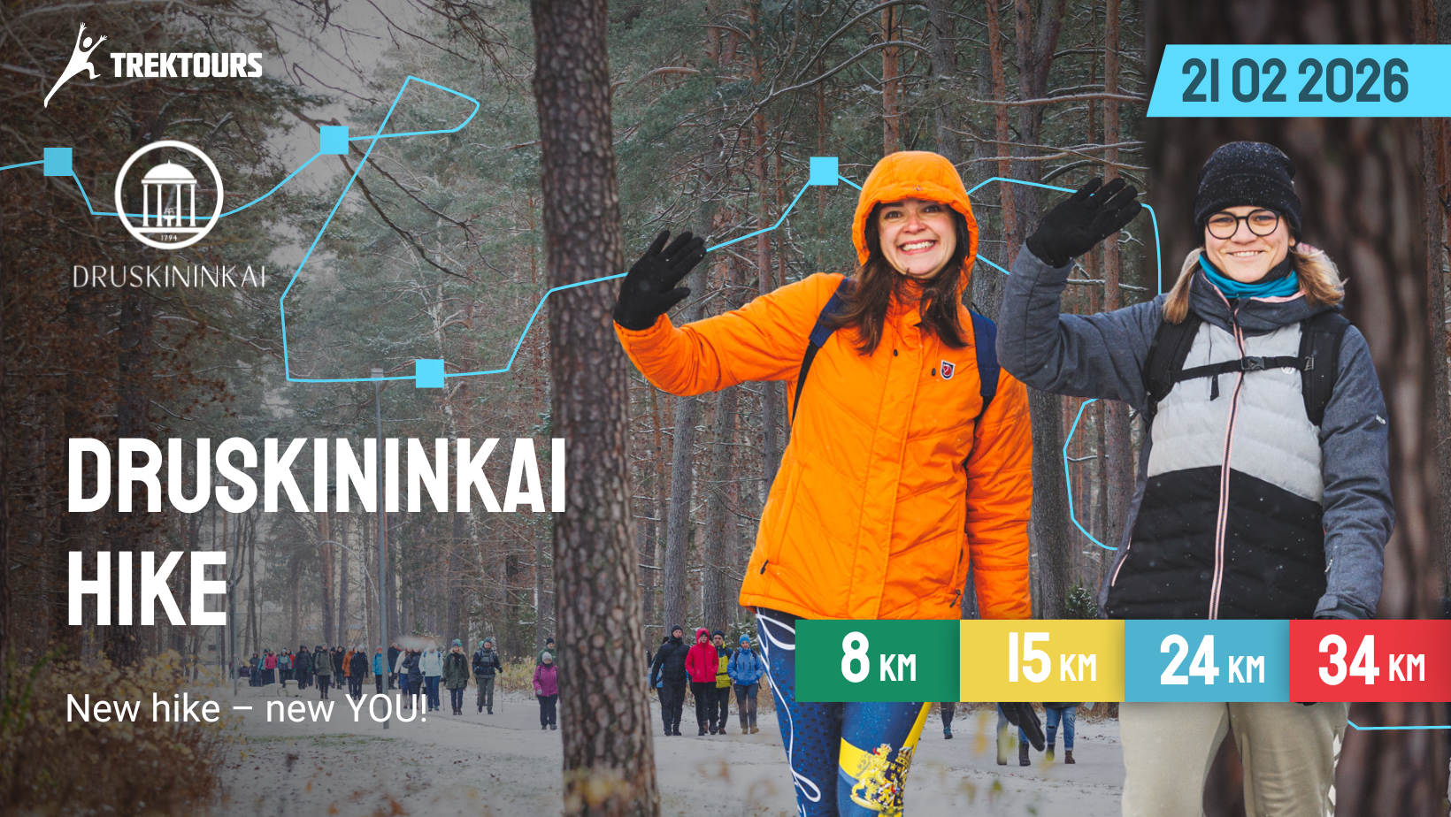 TrekTours: Druskininkai hike'26