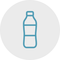 WATER | Bottled water ar start zone and refill in most stops.